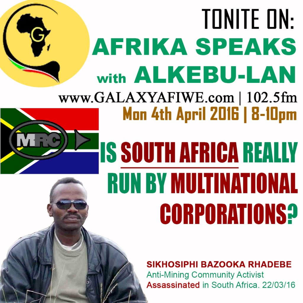 Afrika Speaks: Is South Africa really run by multinational corporations? 04/04/16 Aswa Sa 1024x1024