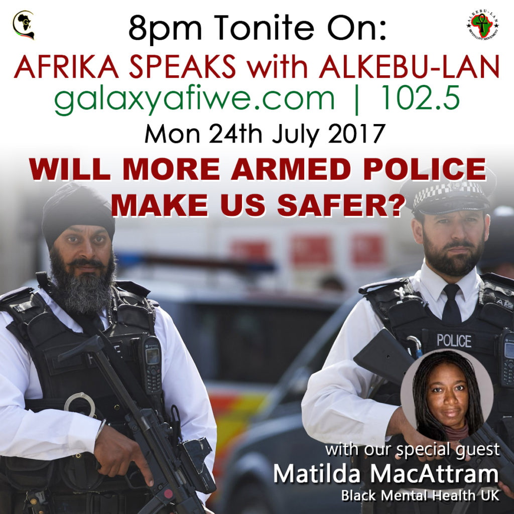 Afrika Speaks: Will more armed police make us safer? ASwA Armed Police 1024x1024