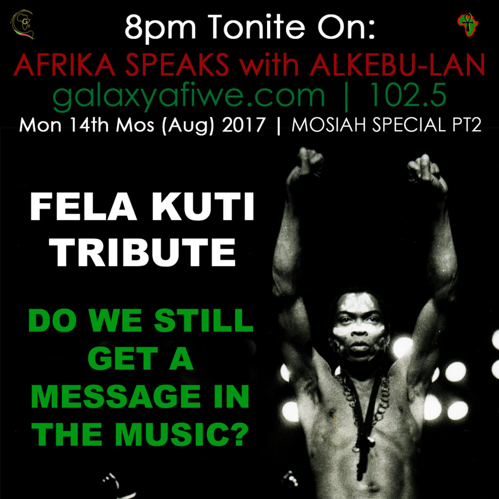 Afrika Speaks: FELA KUTI TRIBUTE - Do we still get a message in the music? ASwA Fela 1024x1024