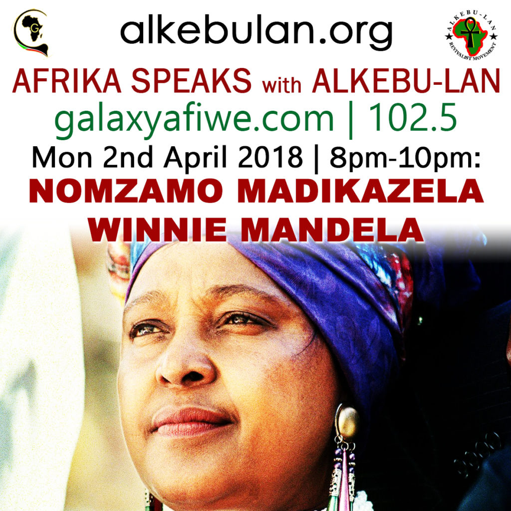 Afrika Speaks: Nomzamo Winnie Mandela | Is it “land at last” in Azania? ASwA Nomzamo Madikazela 1024x1024